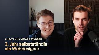 3. Jahr Selbstständig als Webdesigner: Umsatz, Projekte und Veränderungen – Gespräch mit Fabian