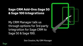 Sage CRM Add-Ons: Sage 50 & Sage 100 Integrations