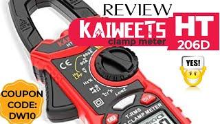 KAIWEETS HT-206D AC/DC CLAMP Meter Review & Teardown!