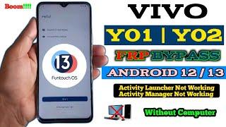 Vivo Y01 / Y02 Frp Bypass Android 13 |  100% Easy Method (Without Computer) 2024