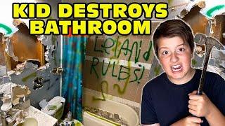 Kid Temper Tantrum Trashes And Destroys Bathroom! Parents FREAK OUT! |HBADA E3 Ergonomic Chair