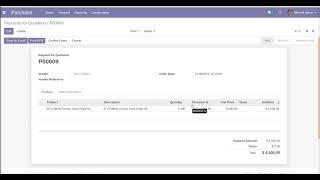 How to add Discounts in purchase Order Lines | Odoo Apps Features #odoo16 #Discounts #purchaseOrder