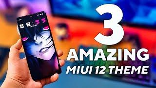 BEST of 2021 - 3 Most Downloaded MIUI 12 Themes | Perfect THEME for XIAOMI Phones (Hindi)