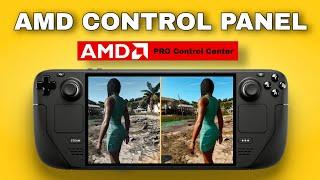 Get AMD Control Center on Steam Deck Windows 10 11 | GAME CHANGER!