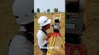 tips seting alat TS Topcon #kocak