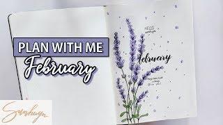 PLAN WITH ME FEBRUARY | Bullet journal tháng 2  Sunhuyn