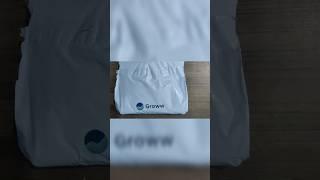 groww free t-shirt ,goodies #groww #investment #mutualfunds #growwapp #stockmarket #trendingshorts