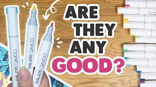 COPIC makes PAINT MARKERS now? - Testing Copic Acrea