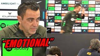 I CRIED! XAVI SHOCKS THE WORLD WITH HIS LAST REACTION AT A PRESS CONFERENCE AS BARCELONA COACH