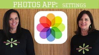 iPhone / iPad Photos App - Settings