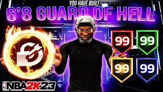 THIS 6'8 DEMIGOD POINT GUARD BUILD WILL BREAK NBA 2K23! OVERPOWERED META ISO BUILD 2K23!