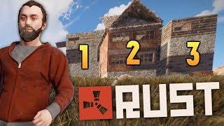 RUST - СТРОИМ 3 ДОМА В 1 БОЛЬШОЙ! 99% АНТИРЕЙД  #24