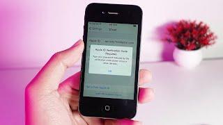 How to Fix An Apple ID Verification Code is Required to Sign In | Old iPhone iOS 6/7/8/9