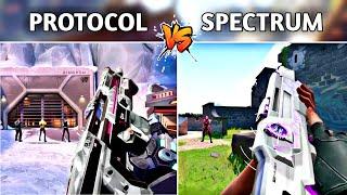 Protocol 781-A Bulldog VS Spectrum Bulldog Comparison || Best Of Best 2 Bulldog Skins In Valorant ||