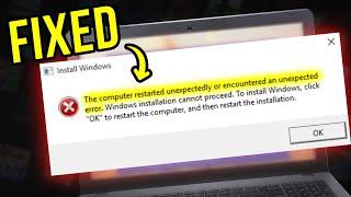 [SOLVED] The Computer Restarted Unexpectedly or Encountered an Unexpected Error Windows 11/10/7 