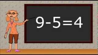 Math flashcards. Subtraction. Kindergarten, 1st, 2nd grade.