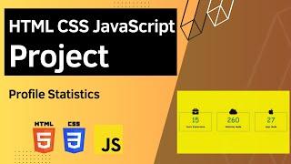 HTML CSS JavaScript Project - Profile Statistics