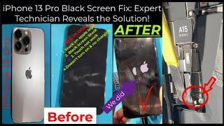 #iphone13pro_Black_Screen Fix: Expert Technician Reveals the Solution #apple #iphone #blackscreenfix