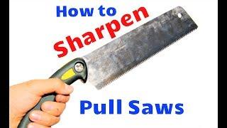 How to Sharpen Japanese Pull Saws