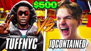 IQContained Challenges TuffNYC to 1v1 WAGER for $500 (NBA 2K23)