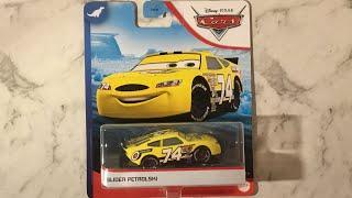 Mattel Disney Cars Slider Petrolski (Dinoco 400) Unboxing