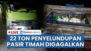  LIVE: Aksi Penyelunduan Pasir Timah Mencapai 22 Ton Digagalkan Ditreskrimsus Polda Bangka Belitung