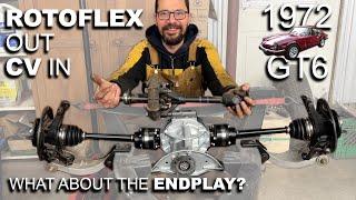 1972 Triumph GT6 - Part 81 - CV Axles Conversion & Endplay Setup