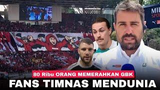 80 Ribu Fans Timnas Buat Australia Merinding !! Saat Kegilaan Fans Indonesia di sorot DUNIA