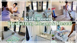 Kids Room Spring Clean, Declutter, Organize, and Reset / Stay At Home Mom Cleaning Motivation