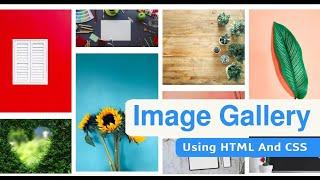 Responsive Image Gallery using Html CSS | Awesome Masonry Layouts