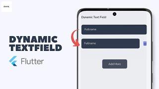 How to dynamic text field with flutter