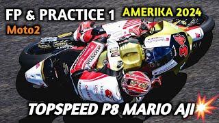 HASIL LENGKAP FP & PRACTICE 1 MOTO2 AMERIKA Mario Aji 2024