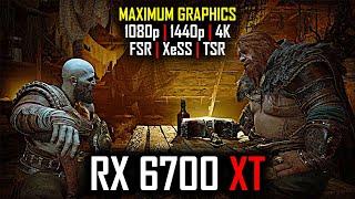 God Of War Ragnarok | RX 6700 XT - Ultra Settings, 4K, 1440p, 1080p - FG, AMD FSR, Intel XeSS, TSR