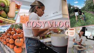 COSY VLOG Activité automnale Haul courses Menu de la semaine Recette