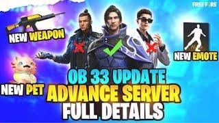 TOP 10 CHANGES IN FREE FIRE AFTER OB33 UPDATE  || GARENA FREE FIRE OB33 UPDATE FULL DETAILS !