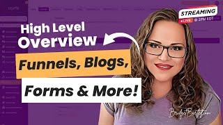 How To Use High Level: Create Funnels, Blogs & Forms Easily - Full Tutorial | Bridget Bartlett