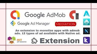 Admob Extension For Kodular | Niotron | App Inventor | AppZard | AndroidBuilder