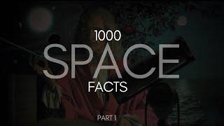 1000 Space Facts Pt. 1 (Stars, Life, Space Suits, Isaac Newton) | ASMR Whisper + Rain Storm