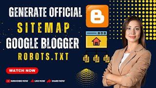 How to Make sitemap for Blogger Blog / Generate XML Sitemap for Blogger | Robots.txt Generator