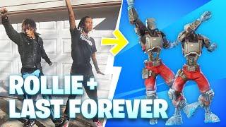 ROLLIE & LAST FOREVER EMOTE IN REAL LIFE! 100% SYNC (Fortnite Emote)