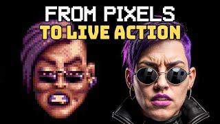 Upscale from pixels to real life