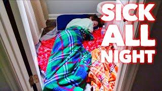 SICK ALL NIGHT | Family 5 Vlogs