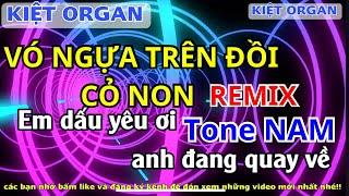 karaoke vó ngựa trên đồi cỏ non remix tone nam