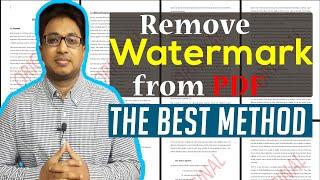 How to Remove Watermark From PDF File? | Remove a Watermark From PDF | The Best Method @LeonsBD