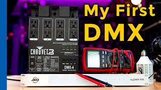 DMX for the Basement - Chauvet DJ DMX-4 and ADJ myDMX-RM