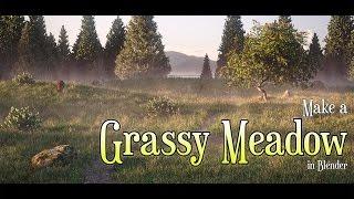 Make a Grassy Meadow in Blender