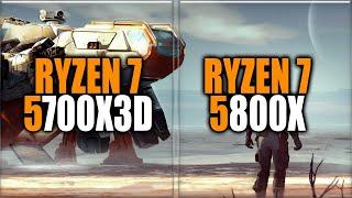 Ryzen 7 5700X3D vs 5800X Benchmarks - Tested in 15 Games and Applications