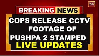 Pushpa 2 Stampede CCTV News LIVE: CCTV Footage Shows Cops Escorting Allu Arjun Out Of Theatre