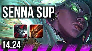 SENNA & Lux vs KARMA & Jhin (SUP) | NA Challenger | 14.24