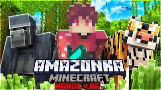 Přežil jsem 100 DNÍ na AMAZONCE v Minecraft Hardcore...